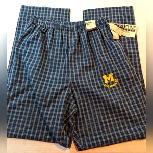 Vintage Men's U Of M Sleepwear Pants Size Medium BNWT